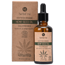 Load image into Gallery viewer, 100% Hemp Seed Organic Hair Oil