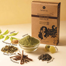 Load image into Gallery viewer, Dark Brown - Natural Hair Color - Ecocert Certified - 150g