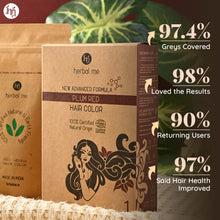 Load image into Gallery viewer, Plum Red - Christmas Edition - Natural Hair Color - Ecocert Certified - 150g