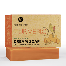 Load image into Gallery viewer, Cream Soap - Turmeric - 100% Natural