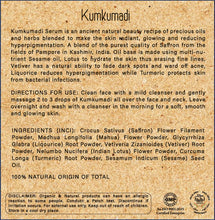 Load image into Gallery viewer, Natural Kumkumadi Face Oil