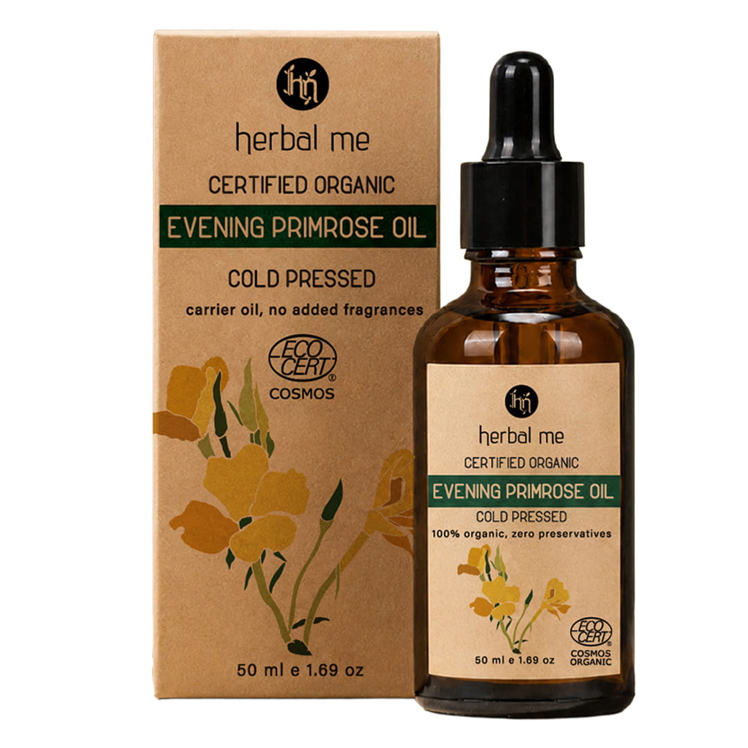 Evening Primrose Oil - 100% Organic - Ecocert Certified - 50 ml