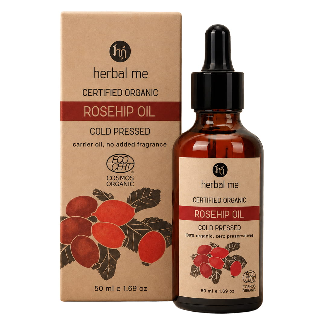 Rosehip Oil - 100% Organic - Ecocert Certified - 50 ml