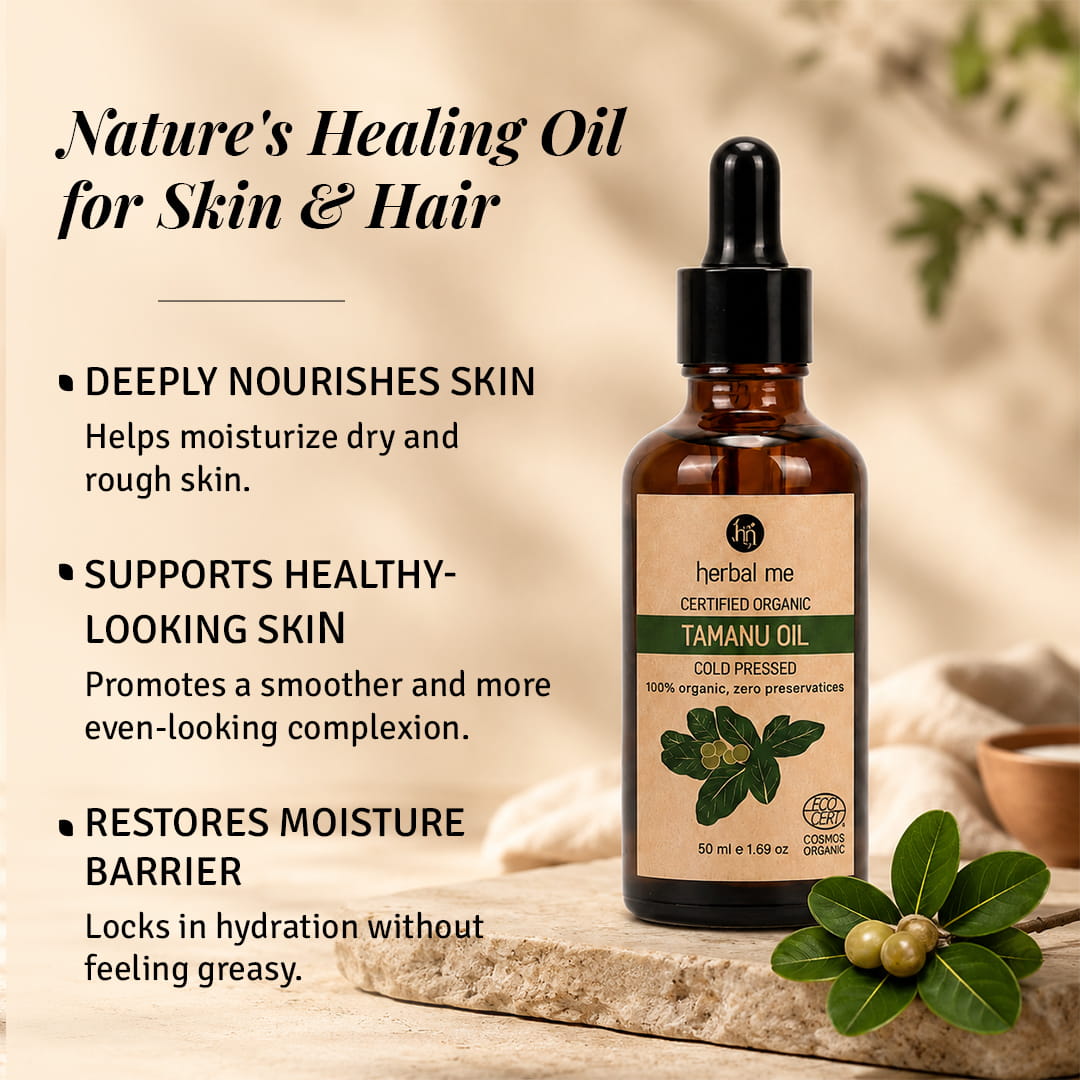 Tamanu Oil - 100% Organic - Ecocert Certified 50 ml