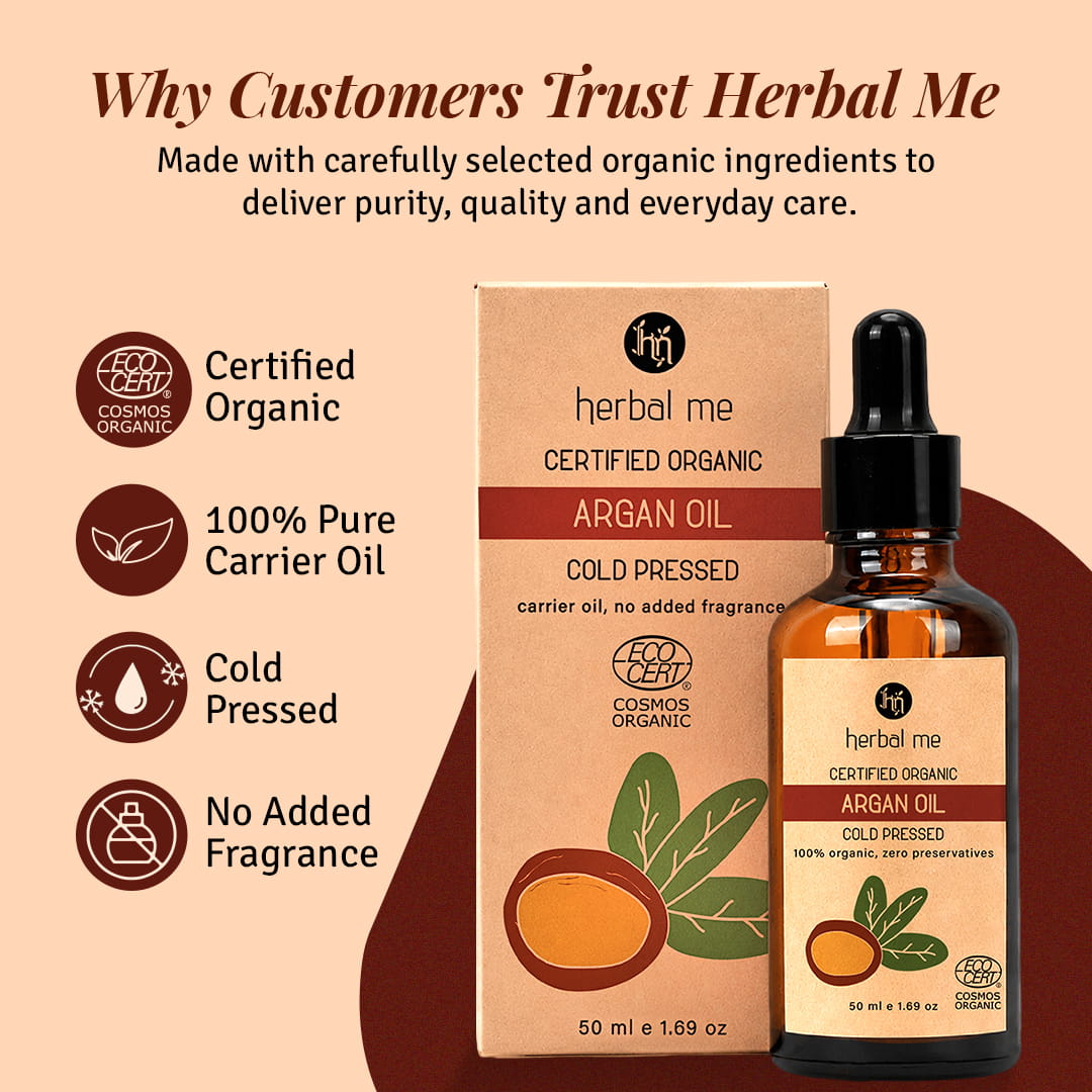 Argan Oil - 100% Organic - Ecocert Certified - 50 ml