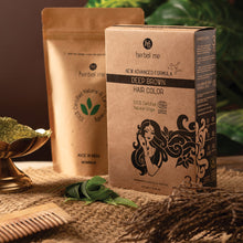 Load image into Gallery viewer, Deep Brown - Natural Hair Color - Ecocert Certified - 150g
