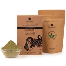 Load image into Gallery viewer, Deep Brown - Natural Hair Color - Ecocert Certified - 150g
