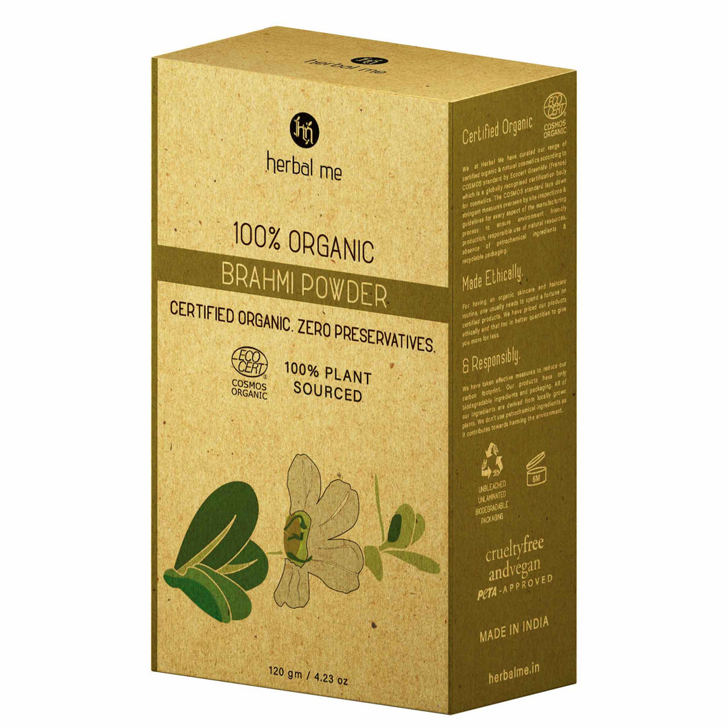 Brahmi Powder  - 100% Certified Organic - 120 gms