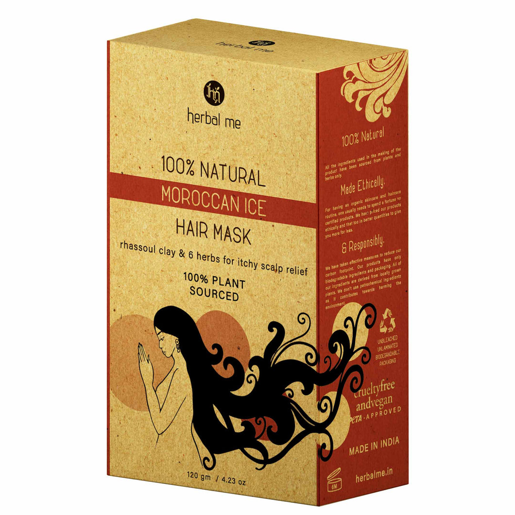 Moroccan Ice Hair Mask - Scalp Repair & Itch Relief - 120 gms