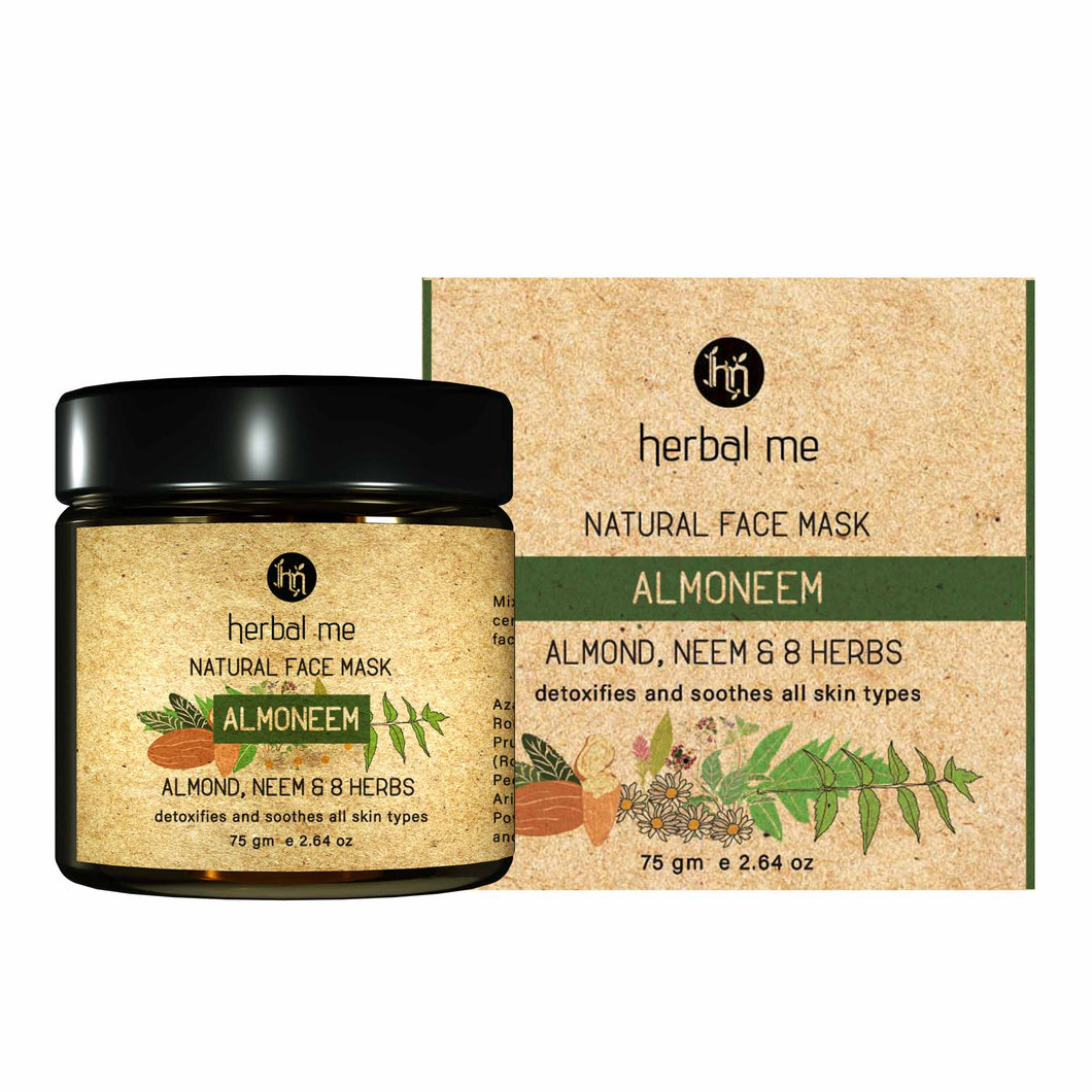 Almoneem - Detoxifying and Soothing - Natural Face Mask - 75 gms