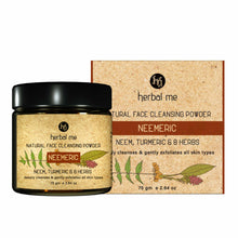 Load image into Gallery viewer, Neemeric - Natural Face Cleansing Powder (Soap - Free) - 75 gms
