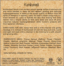 Load image into Gallery viewer, Natural Kumkumadi Face Oil
