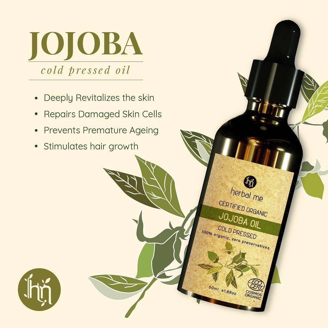 100% Jojoba Organic Hair Oil